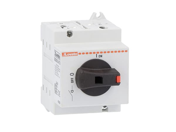 LOVATO LOVGD025AT3 SEZIONATORE DC COM.DIR.DC21B 1000V/25A