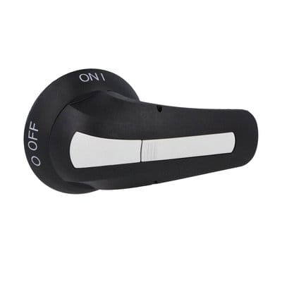 LOVATO LOVGEFX61B MAN. NERA +ASTA BL.PORTA PER GEF0050-160