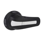 LOVATO LOVGEFX61B MAN. NERA +ASTA BL.PORTA PER GEF0050-160