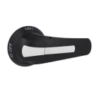 LOVATO - LOVGEFX62B MANIGLIA NERA +ASTA BL.PORTA PER GEF0250