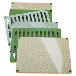 GEWISS - GEWDX59831 COPERCHIO GRIGLIATO AD ALTA RESISTENZA - VERDE - PER POZZETTI 400X400X400