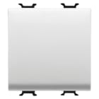 GEWISS - GEWGW10071 DEVIATORE UNIPOLARE 250V ac - 16AX - NEUTRO - 2 MODULI - BIANCO LUCIDO - CHORUSMART