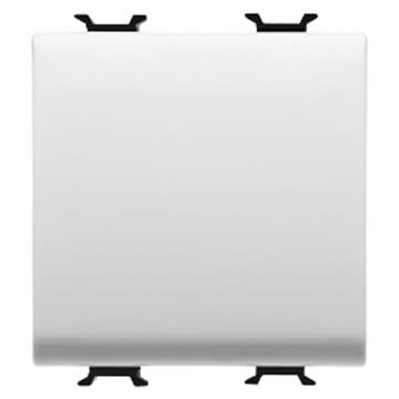 GEWISS - GEWGW10031 INTERRUTTORE UNIPOLARE 250V ac - 16AX - NEUTRO - 2 MODULI - BIANCO LUCIDO - CHORUSMART