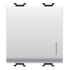 GEWISS - GEWGW10072 DEVIATORE UNIPOLARE 250V ac - 16AX ILLUMINABILE - CON DIFFUSORE - 2 MODULI - BIANCO LUCIDO - CHORUSMART