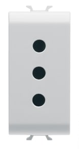 GEWISS GEWGW10201 PRESA 1M 2P+T 10A P11 ST.ITA.BIANCO