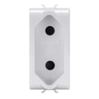 GEWISS - GEWGW10282 PRESA 1M 2P 10A STD. ISRAELIANO BIANCO