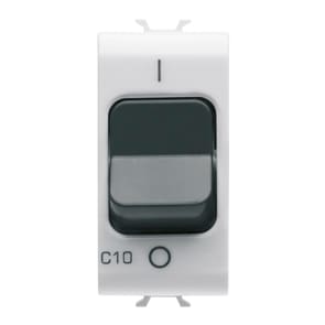 GEWISS - GEWGW10462 INTERRUTTORE AUTOMATICO MAGNETOTERMICO - CURVA C - 1P 10A 230Vac - 1 MODULO - BIANCO LUCIDO - CHORUSMART