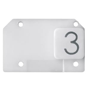 GEWISS - GEWGW10533 SIMBOLO PER APPARECCHI DI COMANDO ILLUMINABILI - TRE - CHORUSMART