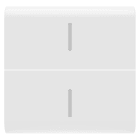 GEWISS - GEWGW10558S TASTO INTERC.2 DIFFUSORI 2M BIANCO