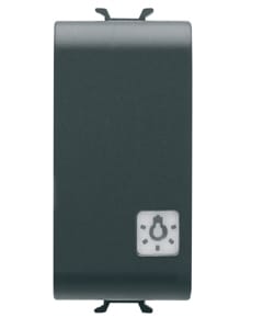GEWISS GEWGW12151 PULSANTE 1M 1P NA 16A LUCE NERO