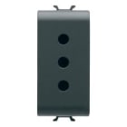 GEWISS GEWGW12201 PRESA 1M 2P+T 10A P11 ST.ITA.NERO