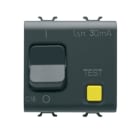 GEWISS - GEWGW12486 INTERRUTTORE AUTOMATICO MAGNETOTERMICO DIFFERENZIALE - CURVA C - CLASSE A - 1P+N 10A 230Vac 30mA - 2 MODULI - NERO SATINATO - CHORUSMART