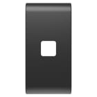 GEWISS - GEWGW12551S TASTO INTERCAMBIABILE PER COMANDI ASSIALI - DA COMPLETARE CON LENTE - 1 MODULO - NERO SATINATO - CHORUSMART