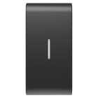 GEWISS - GEWGW12555S TASTO INTERC.CON DIFFUSORE 1M NERO