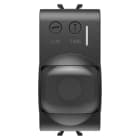 GEWISS - GEWGW12594 RIVELATORE DI MOVIMENTO A RAGGI INFRAROSSI - 230 V ac 50/60 Hz - NERO SATINATO - 1 MODULO - CHORUSMART