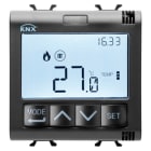 GEWISS - GEWGW12795H TERMOSTATO T+H KNX INCASSO NERO