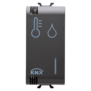 GEWISS GEWGW12799H SONDA TERMOREGOLAZIONE/UMIDITA KNX NERO