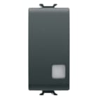 GEWISS GEWGW12916 PULSANTE EL.1MOD SEGNALAZIONE LUM.NERO