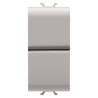 GEWISS - GEWGW13141 PULSANTE UNIPOLARE 250V ac - NA+NA 16A - DOPPIO - 1 MODULO - NATURAL BEIGE SATINATO - CHORUSMART