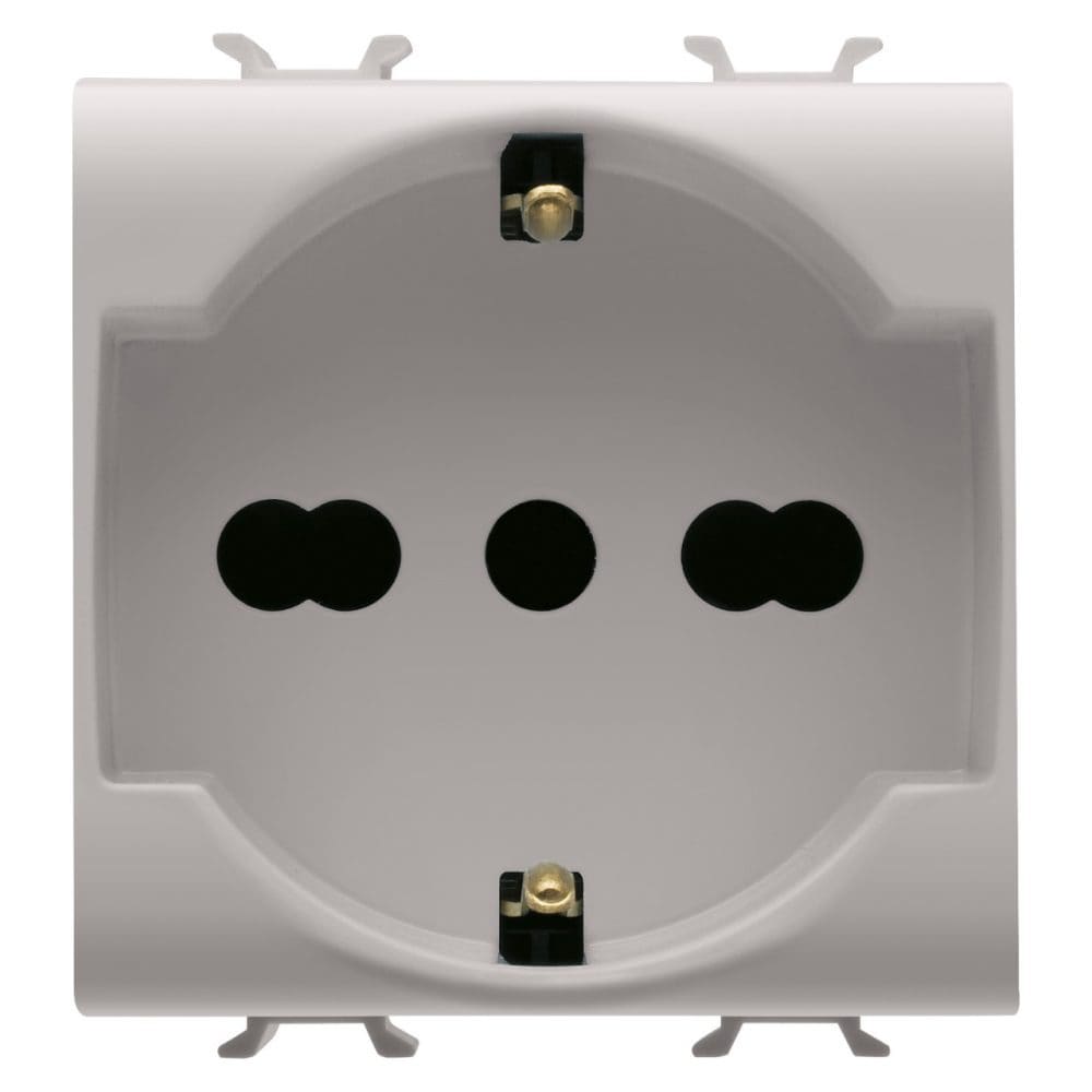 GEWISS GEWGW13204 PRESA 2M 2P+T 16A BIV. ST.ITA./TED. BE