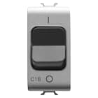 GEWISS - GEWGW14468 INTERRUTTORE AUTOMATICO MAGNETOTERMICO - CURVA C - 1P+N 16A 230Vac - 1 MODULO - TITANIO - CHORUSMART