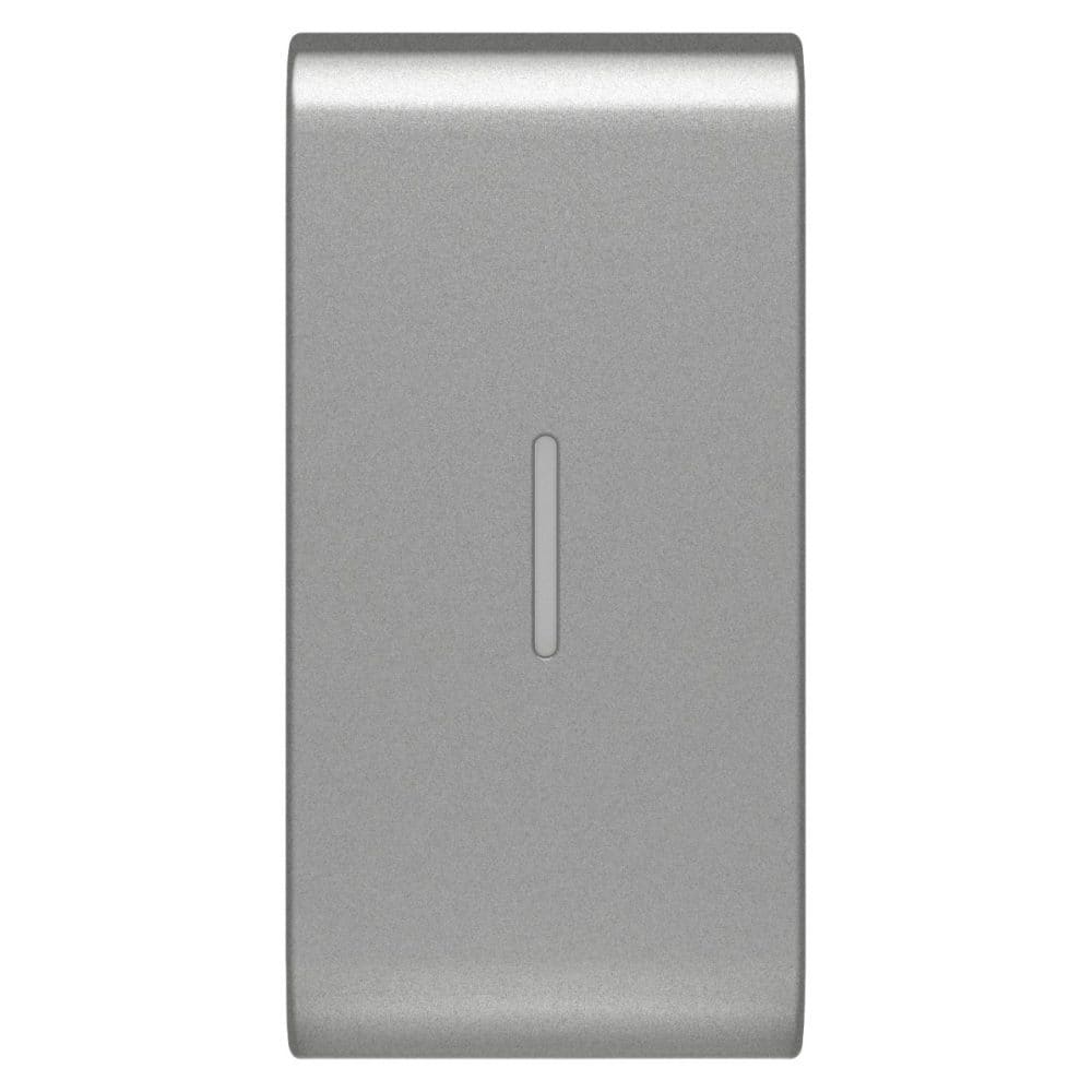 GEWISS - GEWGW14555S TASTO INTERC.CON DIFFUSORE 1M TITANIO