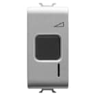 GEWISS - GEWGW14568 REGOLATORE ELETTRONICO - A PULSANTE - 230V ac 50/60Hz - RESISTIVO 60-500W / INDUTTIVO 60-500VA - 1 MODULO - TITANIO - CHORUSMART