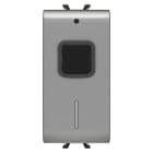 GEWISS - GEWGW14826 ATTUATORE ON/OFF CONNESSO CON MISURA DI ENERGIA - 100-240 V ac 50/60 Hz - NA 16A (AC1) 240 V ac - 1 MODULO - TITANIO - CHORUSMART