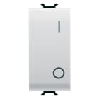 GEWISS - GEWGW15004 INTERRUTTORE BIPOLARE 250V ac - 16AX - TASTO NEUTRO - SIMBOLO 0/1 - 1 MODULO - BIANCO SATINATO - CHORUSMART