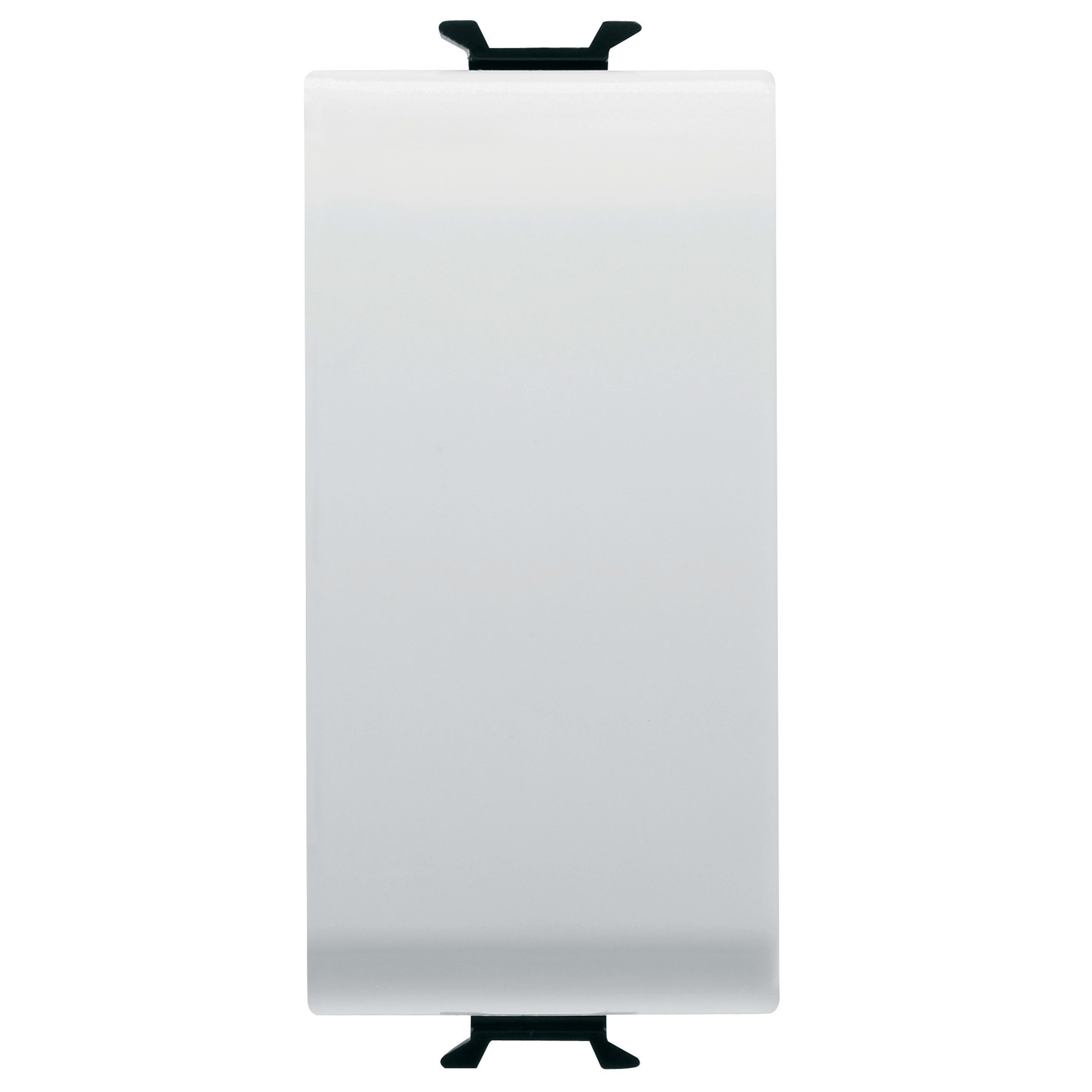 GEWISS - GEWGW15131 PULSANTE UNIPOLARE 250V ac - NA 16A - TASTO NEUTRO - 1 MODULO - BIANCO SATINATO - CHORUSMART