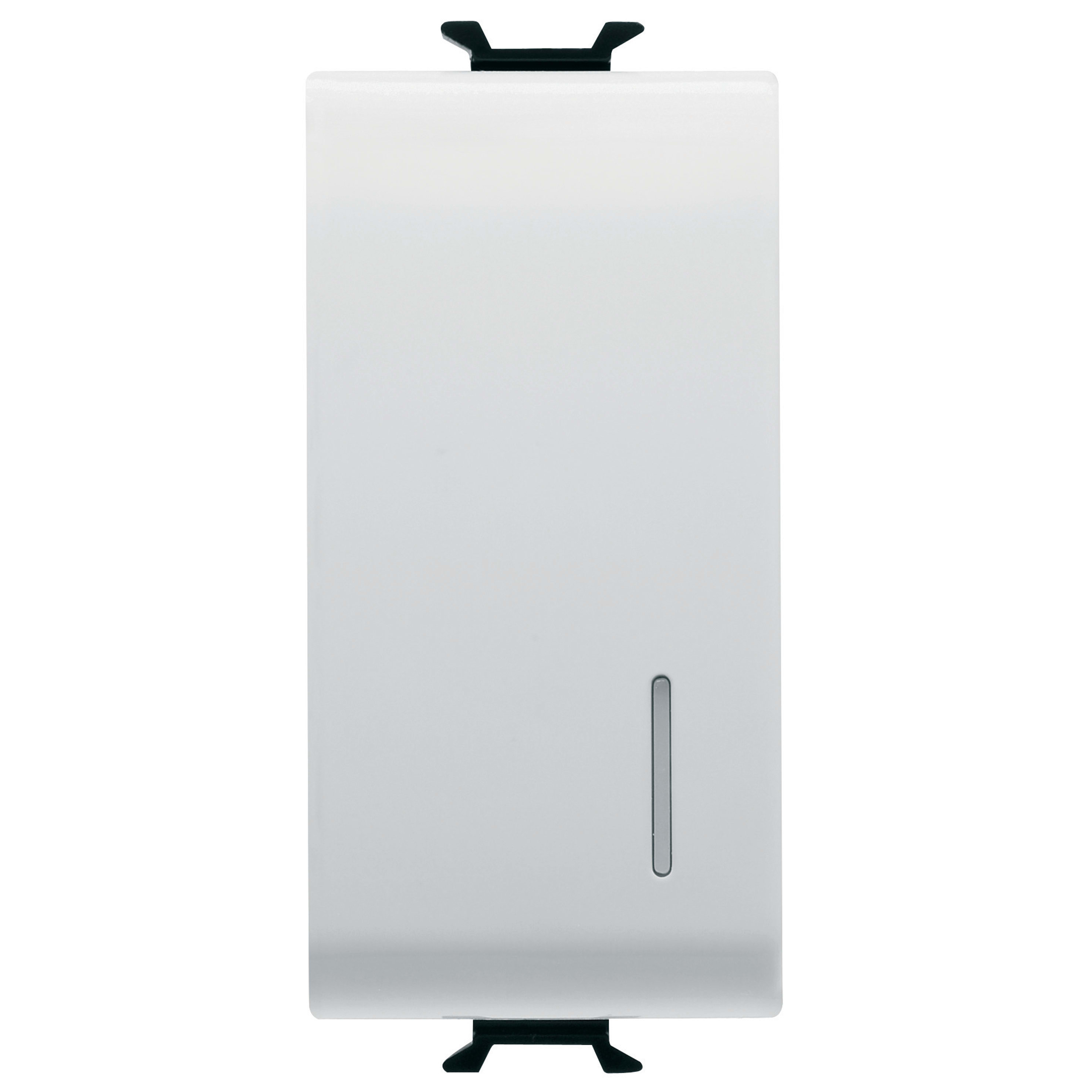 GEWISS - GEWGW15132 PULSANTE UNIPOLARE 250V ac - NA 16A ILLUMINABILE - CON DIFFUSORE - 1 MODULO - BIANCO SATINATO - CHORUSMART