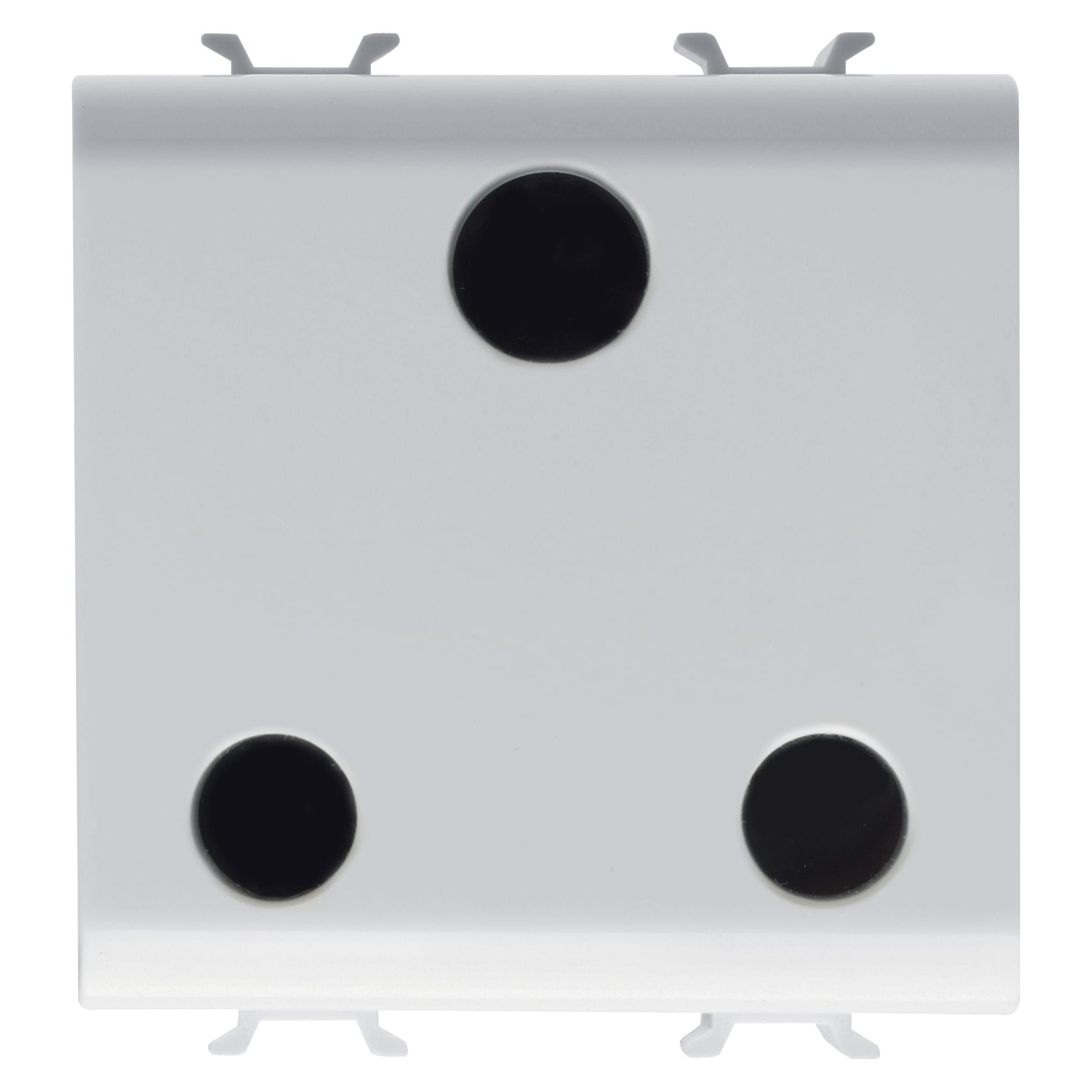 GEWISS - GEWGW15298 PRESA STANDARD INDIANO-SUDAFRICANO 250V ac - 2P+T 16A - 2 MODULI - BIANCO SATINATO - CHORUSMART
