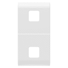 GEWISS - GEWGW15553S TASTO INTERCAMBIABILE PER COMANDI ASSIALI - DA COMPLETARE CON 2 LENTI - 1 MODULO - BIANCO SATINATO - CHORUSMART
