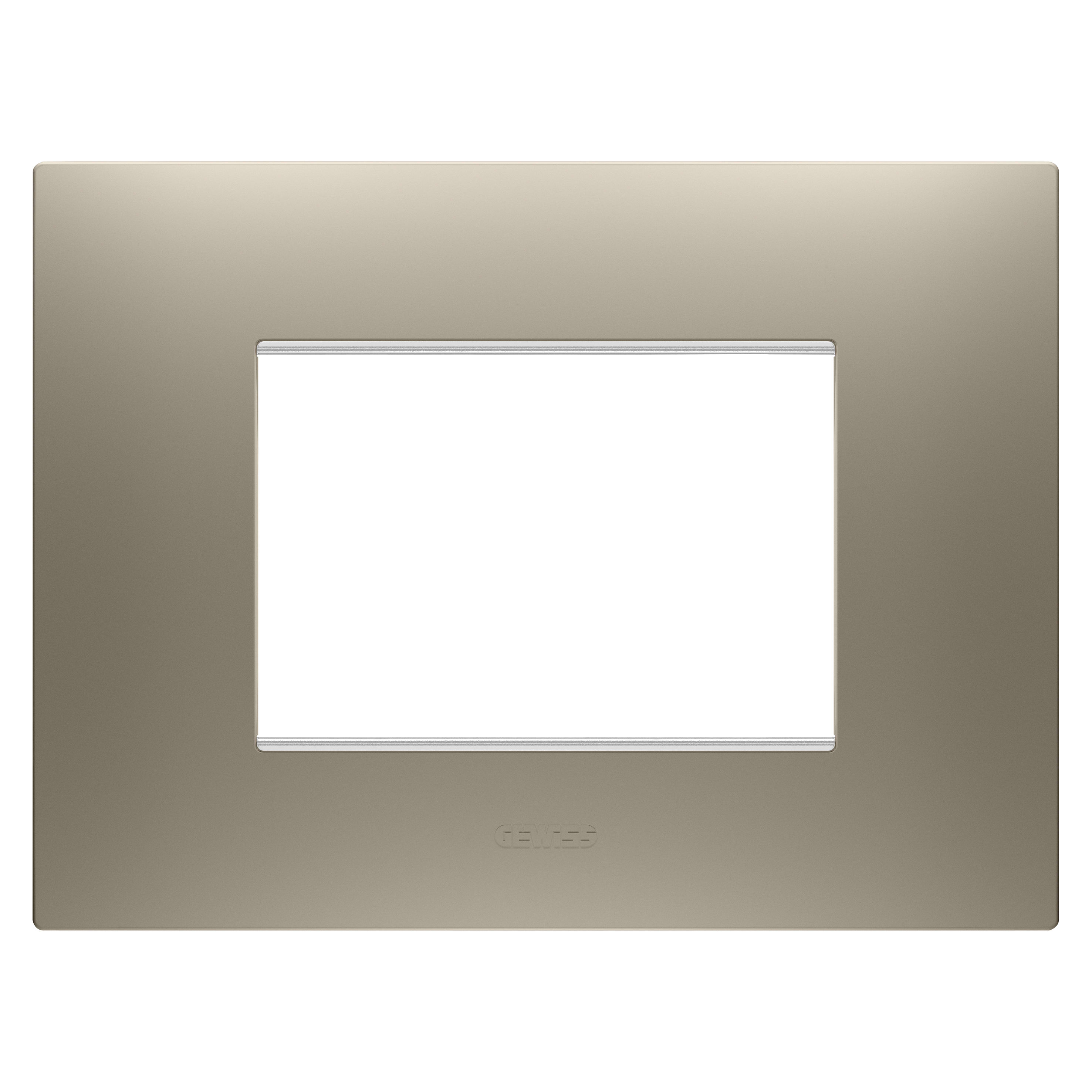 GEWISS GEWGW16003BR PLACCA EGO 3M BRONZO CHIARO