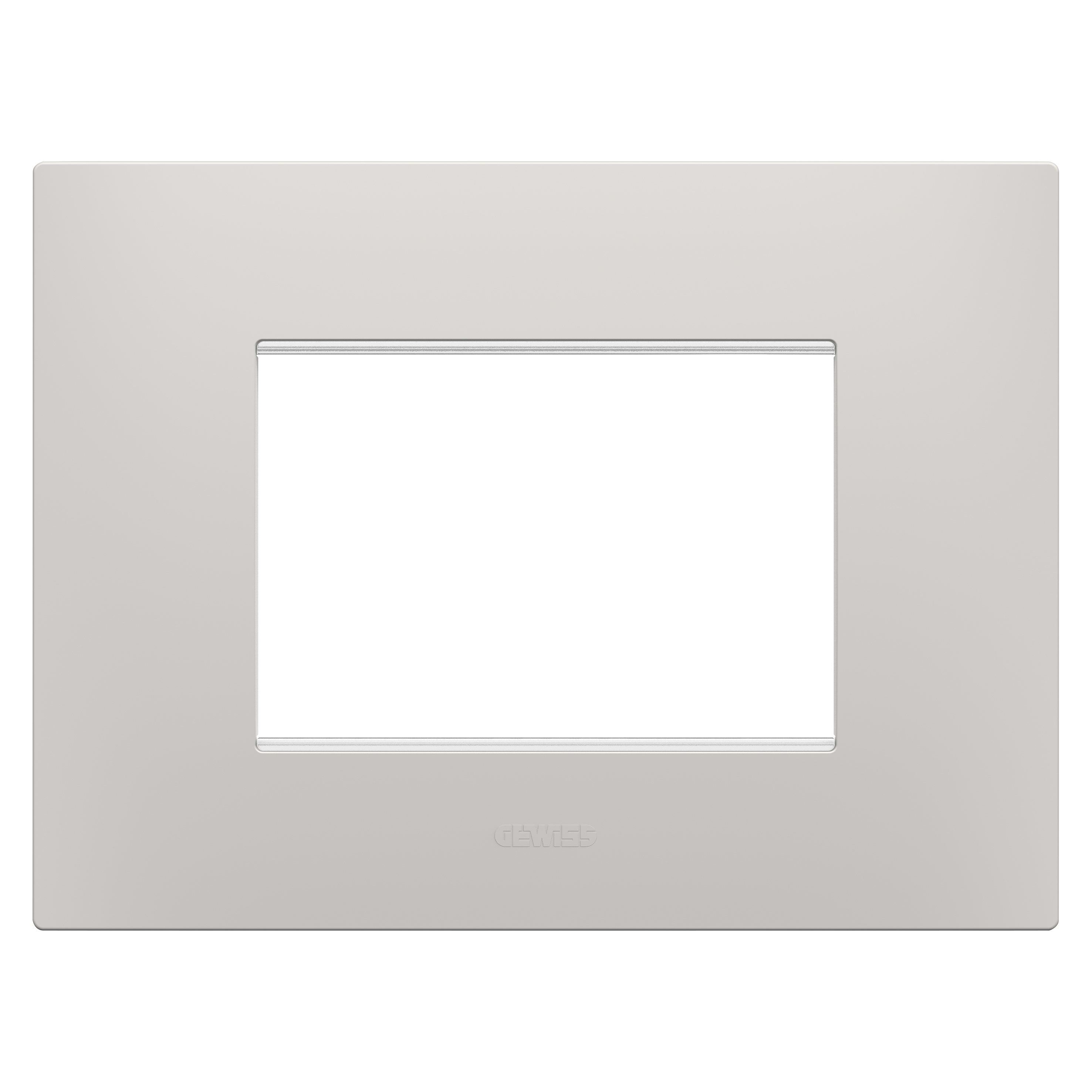 GEWISS - GEWGW16003CY PLACCA EGO - IN TECNOPOLIMERO - 3 POSTI - ARGILLA - CHORUSMART