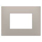 GEWISS - GEWGW16003DS PLACCA EGO - IN TECNOPOLIMERO - 3 POSTI - DARK SAND - CHORUSMART