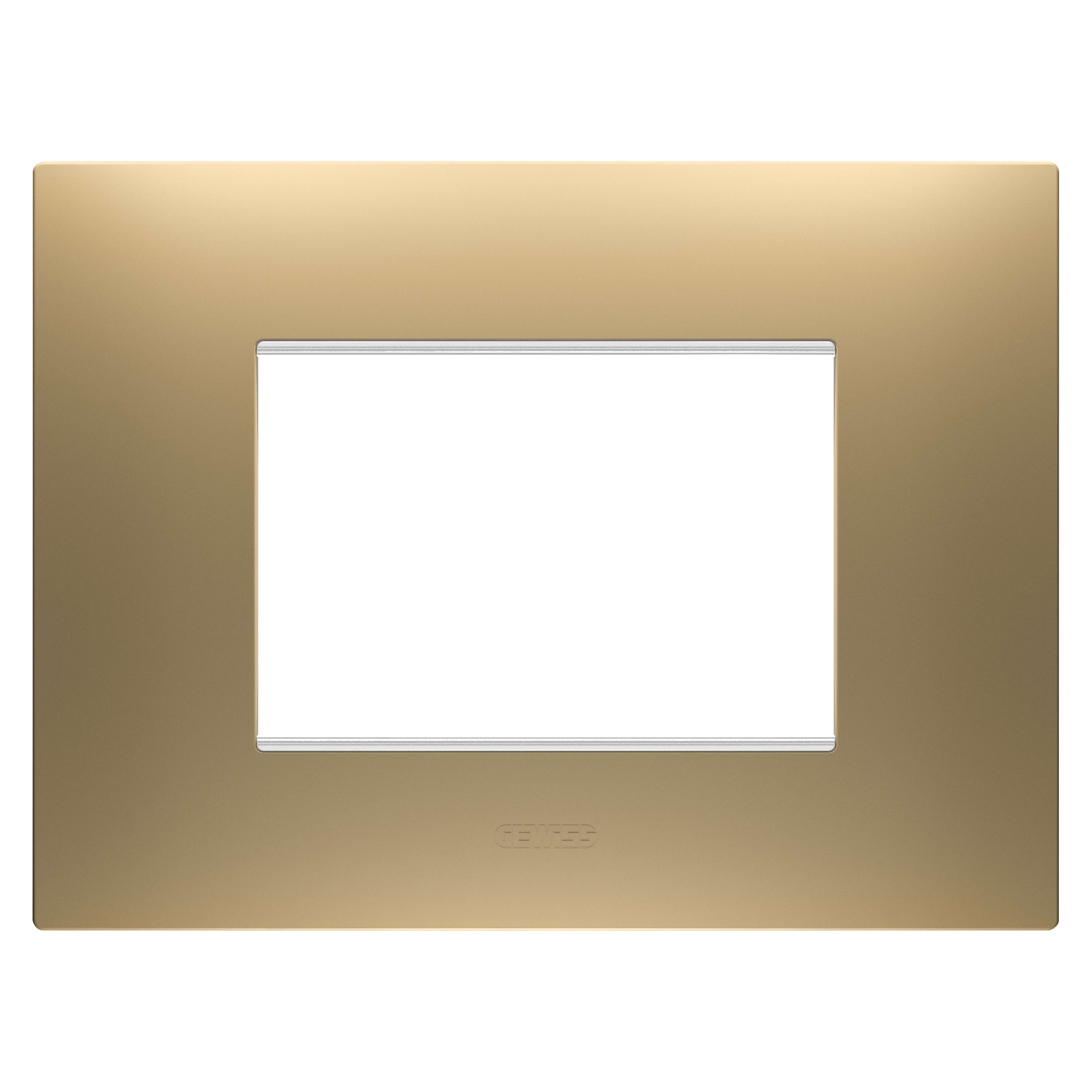 GEWISS GEWGW16003SG PLACCA EGO 3M ORO