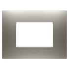 GEWISS - GEWGW16003ST PLACCA EGO 3M ACCIAIO