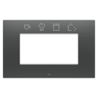 GEWISS - GEWGW16004SDB PLACCA EGO SMART 4M NERO SATINATO