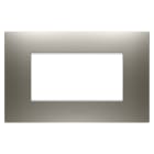 GEWISS - GEWGW16004ST PLACCA EGO 4M ACCIAIO