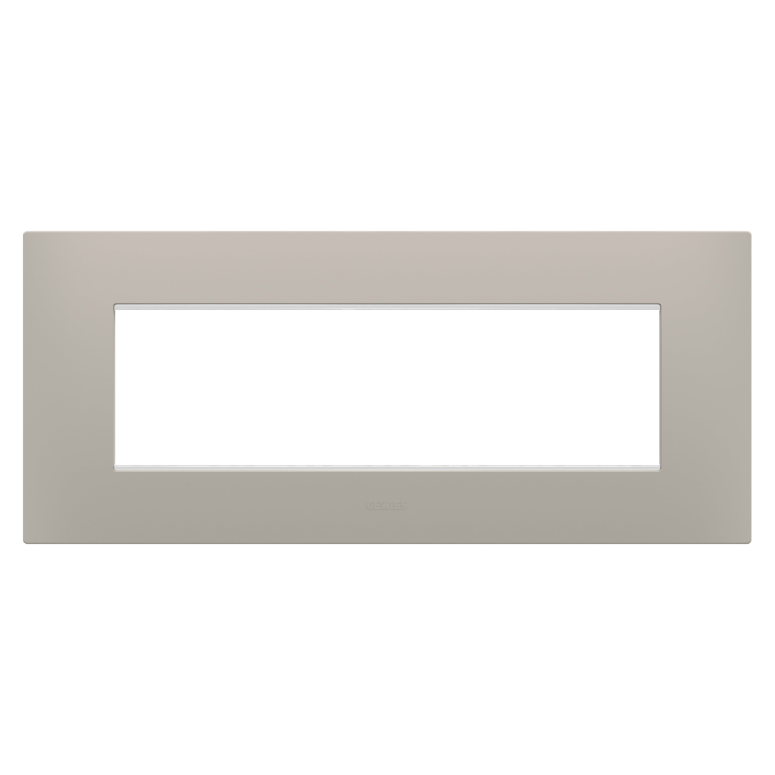 GEWISS - GEWGW16007DS PLACCA EGO - IN TECNOPOLIMERO - 7 POSTI - DARK SAND - CHORUSMART