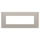 GEWISS - GEWGW16007DS PLACCA EGO - IN TECNOPOLIMERO - 7 POSTI - DARK SAND - CHORUSMART