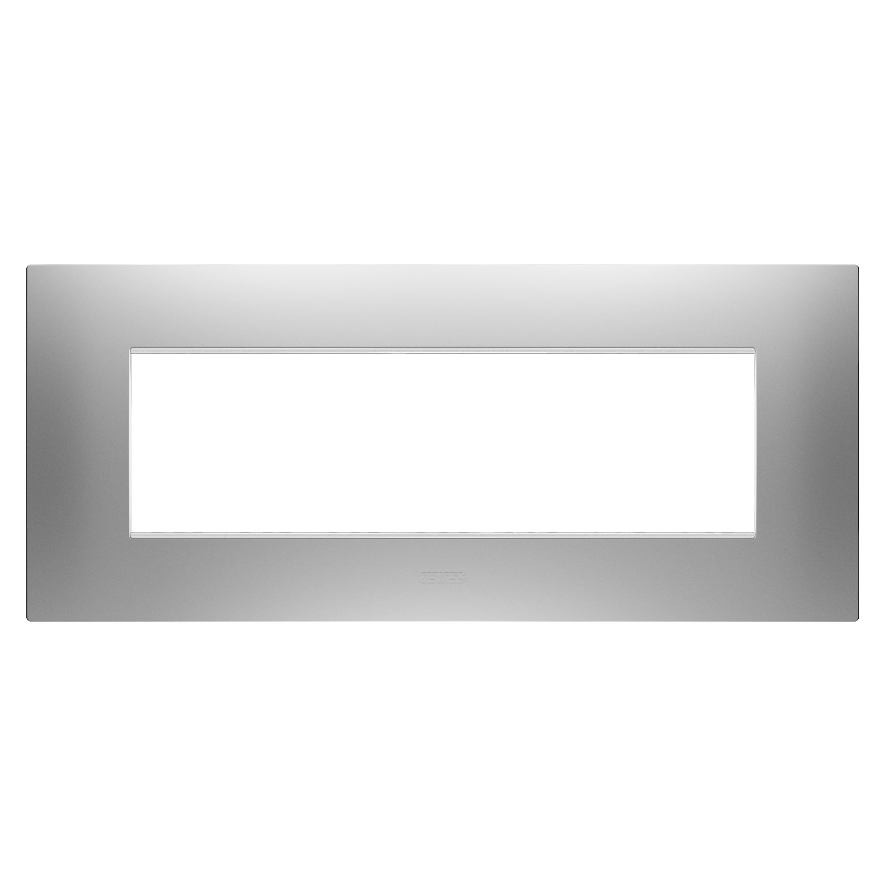 GEWISS - GEWGW16007GR PLACCA EGO - IN TECNOPOLIMERO VERNICIATO - 7 POSTI - MAGNETIC GRAY - CHORUSMART