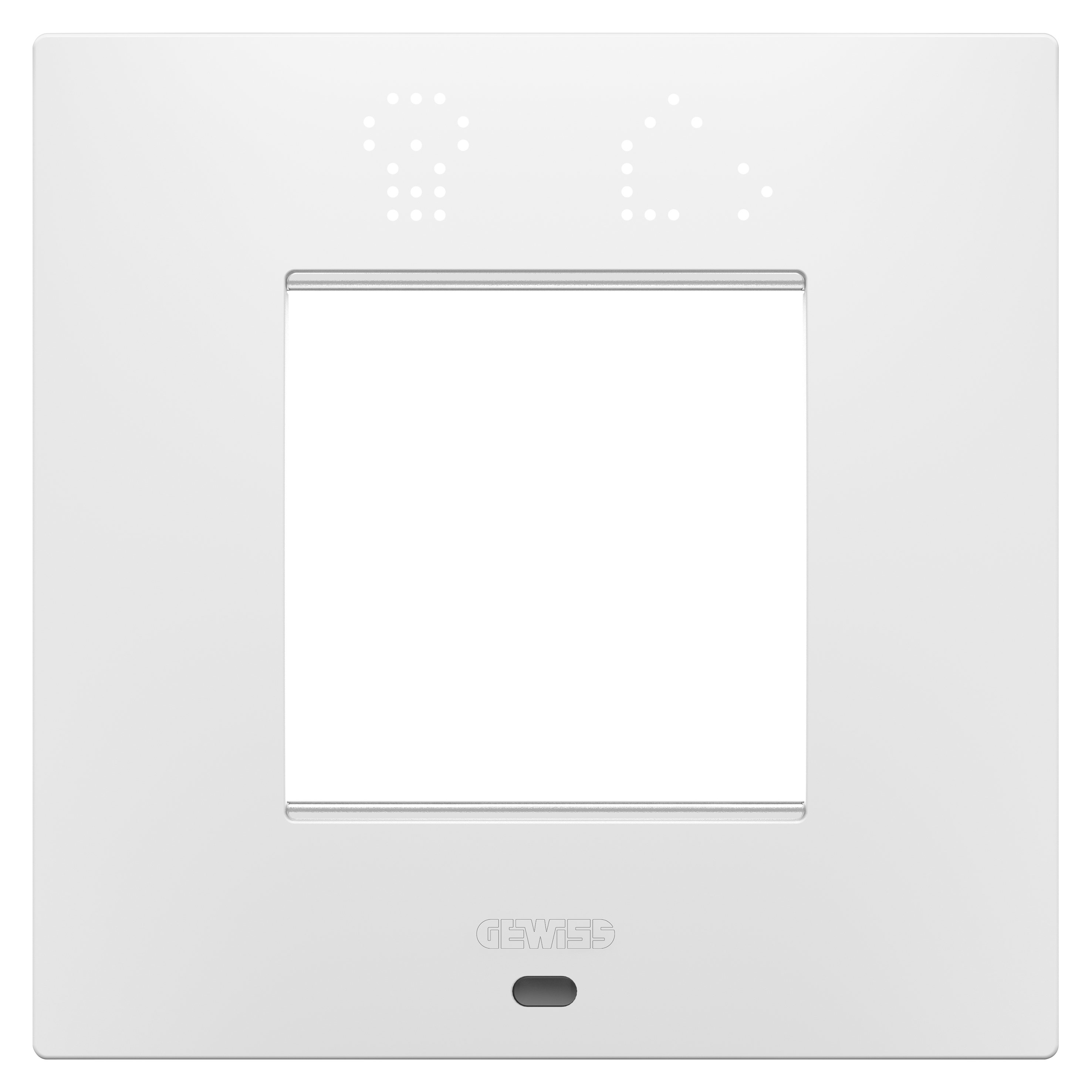 GEWISS - GEWGW16022SPW PLACCA EGO SMART INT 2M BIANCO SATINATO