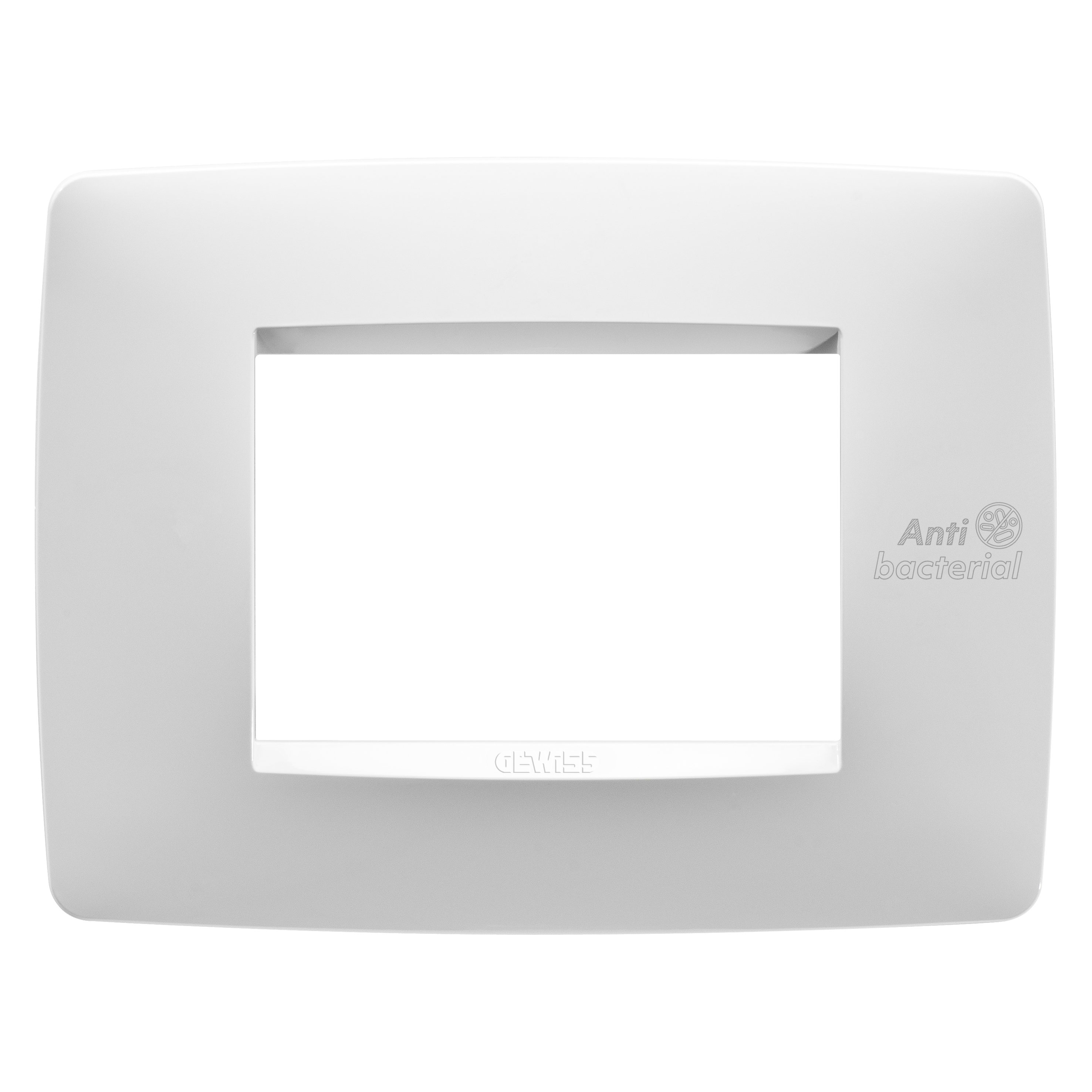 GEWISS GEWGW16103AB PLACCA ONE 3M BIANCO ANTIBATTERICO