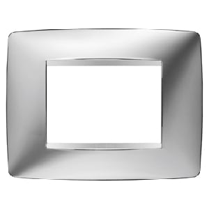 GEWISS - GEWGW16103MC PLACCA ONE 3P CROMO