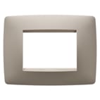 GEWISS - GEWGW16103TC PLACCA ONE - IN TECNOPOLIMERO - 3 POSTI - CANAPA - CHORUSMART