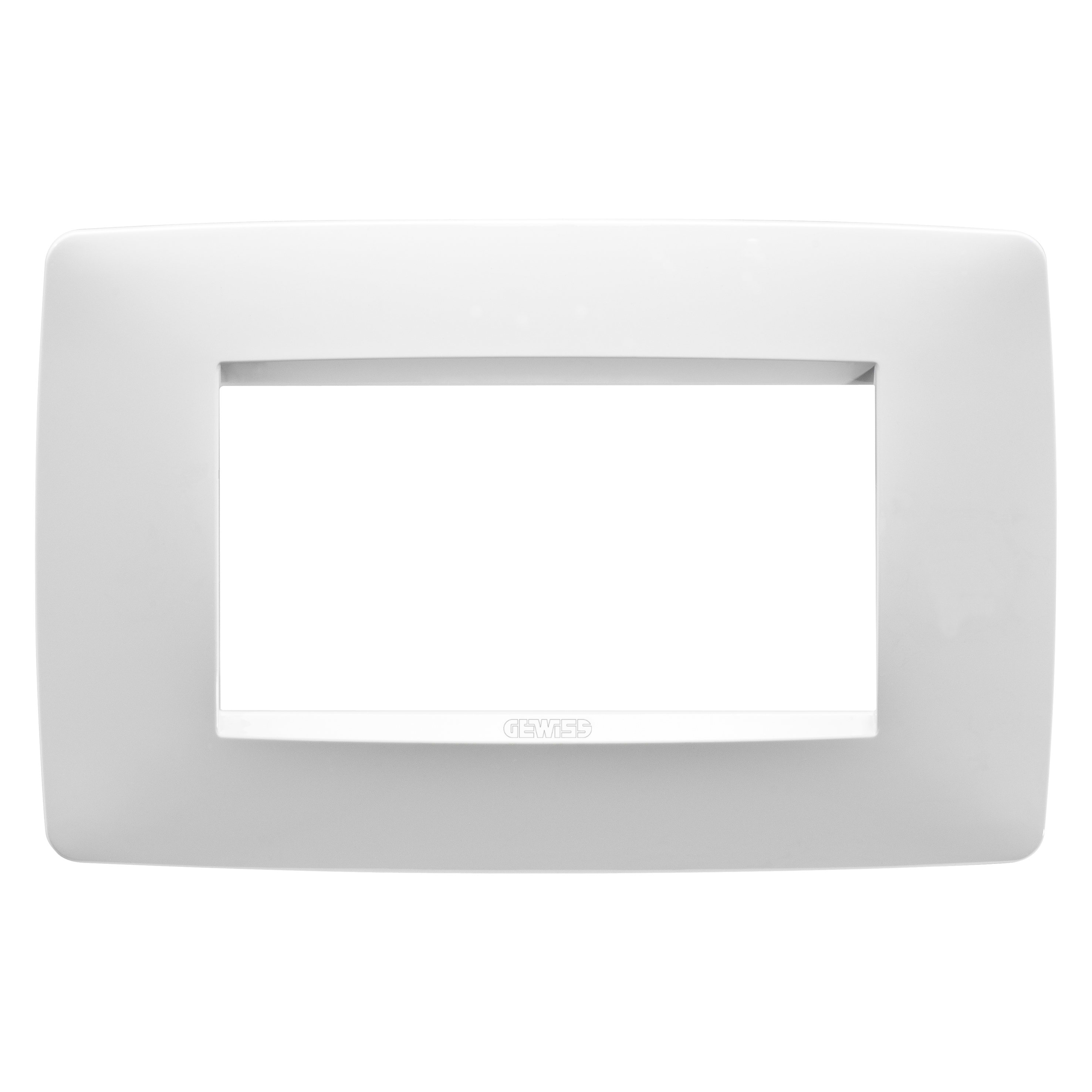 GEWISS - GEWGW16104VW PLACCA ONE 4M BIANCO SATINATO