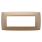 GEWISS - GEWGW16106VX PLACCA ONE - IN TECNOPOLIMERO VERNICIATO - 6 POSTI - RAME CHIARO - CHORUSMART