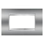 GEWISS - GEWGW16204MC PLACCA LUX 4M CROMO